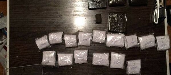 Наркотики, изъятые у россиянина - Sputnik Беларусь