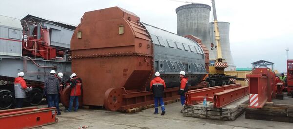 Доставка турбогенератора на БелАЭС - Sputnik Беларусь