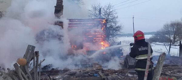 Пожар в Чаусском районе - Sputnik Беларусь