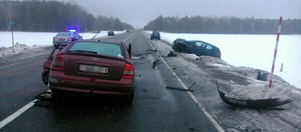 Авария в Лунинецком районе - Sputnik Беларусь