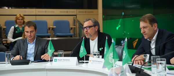 Пресс-конференция, посвященная Международному детскому вокальному конкурсу телеканала НТВ Ты супер! - Sputnik Беларусь