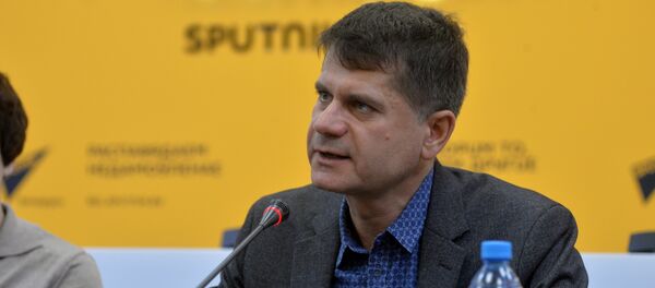Директор Национального исторического музея Олег Рыжков в пресс-центре Sputnik - Sputnik Беларусь