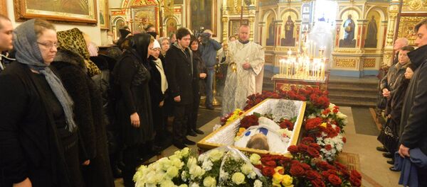 Отпевание Александра Тихановича в храме Александра Невского - Sputnik Беларусь