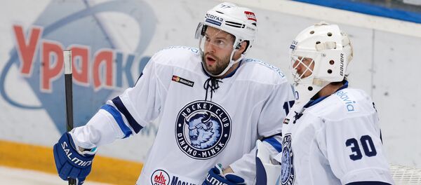 Хоккеисты минского Динамо - Sputnik Беларусь