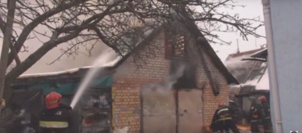 Пожар в Минске - Sputnik Беларусь