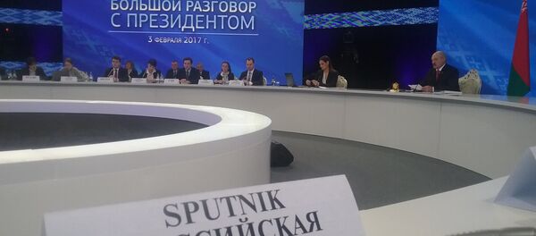 Большой разговор с президентом - Sputnik Беларусь