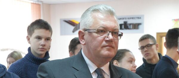 Игорь Карпенко в минском лицее - Sputnik Беларусь