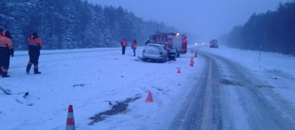 Авария в Барановичском районе - Sputnik Беларусь