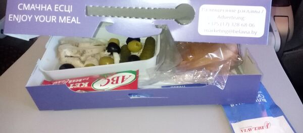 Питание на борту самолета Белавиа - Sputnik Беларусь