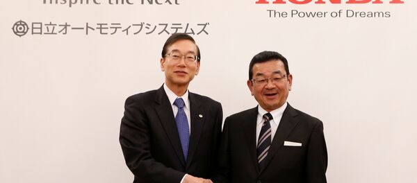 Топ-менеджеры Honda и Hitachi выступили с совместным заявлением - Sputnik Беларусь