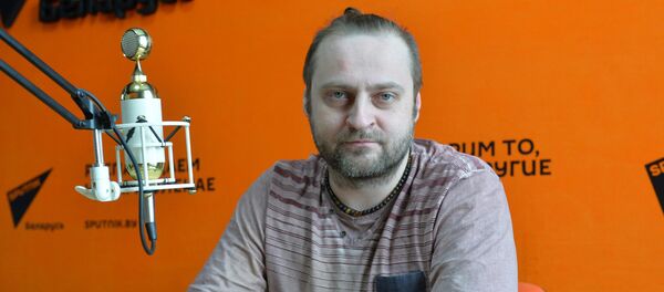 Лідар гурта J:МОРС Уладзімір Пугач Лідар гурта J:МОРС Уладзімір Пугач - Sputnik Беларусь