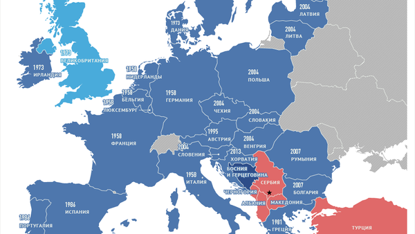Как менялся Европейский союз - инфографика на sputnik.by - Sputnik Беларусь