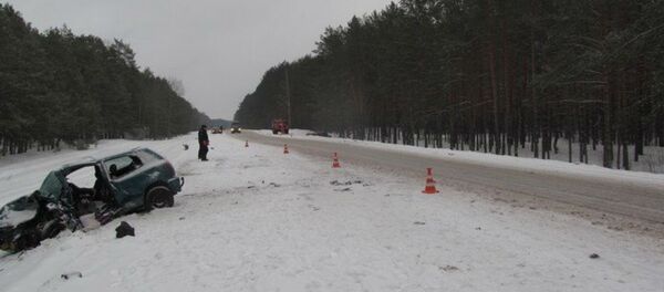 ДТП в Речицком районе 27 января - Sputnik Беларусь