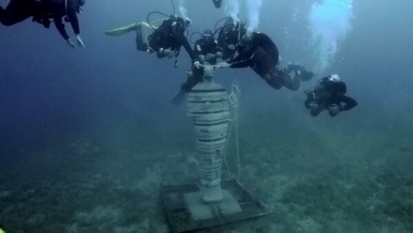 Подводный парк скульптур в Египте - Sputnik Беларусь