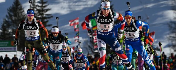 Биатлон. Чемпионат мира. Смешанная эстафета - Sputnik Беларусь