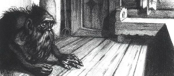 Домовой.Рисунок Ивана Билибина. 1934 год. - Sputnik Беларусь