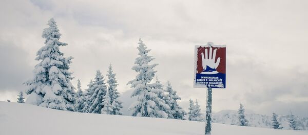 Предупреждение об опасности схода лавин в Альпах - Sputnik Беларусь