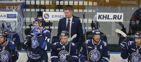 ХК Динамо-Минск во время домашнего матча - Sputnik Беларусь