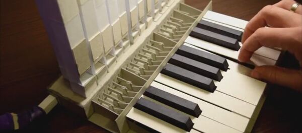 Беларус сабраў з паперы працуючы арган - Sputnik Беларусь