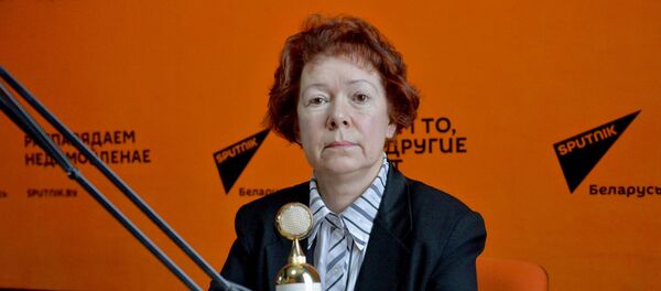 Загадчыца аддзела старажытнабеларускага мастацтва Нацыянальнага мастацкага музея Беларусі Алена Карпенка Загадчыца аддзела старажытнабеларускага мастацтва Нацыянальнага мастацкага музея Беларусі Алена Карпенка - Sputnik Беларусь