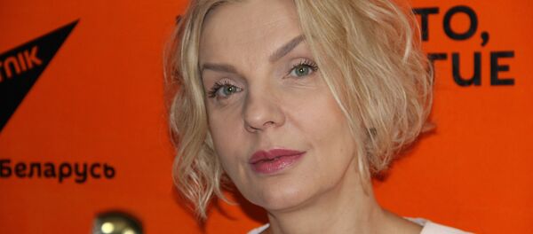 Святлана Стацэнка ў студыі радыё Sputnik Беларусь Святлана Стацэнка ў студыі радыё Sputnik Беларусь - Sputnik Беларусь