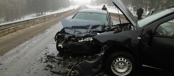 Авария в Минском районе - Sputnik Беларусь