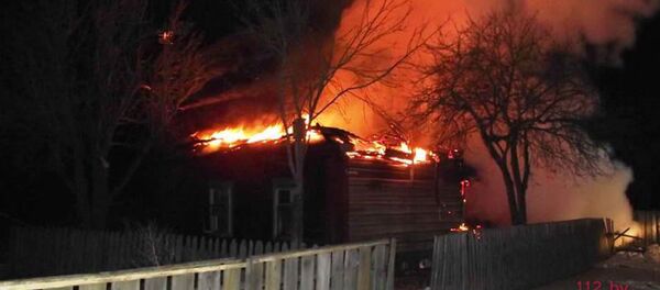 Пожар в Мозырском районе - Sputnik Беларусь