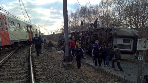 Крушение поезда в Бельгии - Sputnik Беларусь