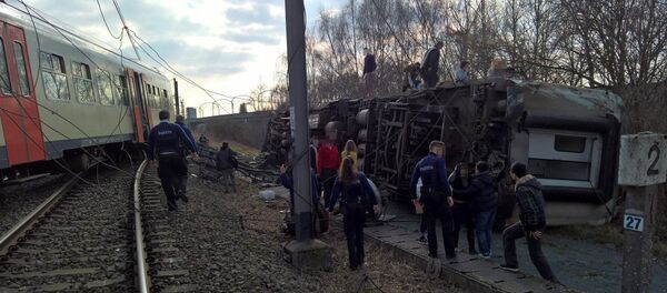 Крушение поезда в Бельгии - Sputnik Беларусь