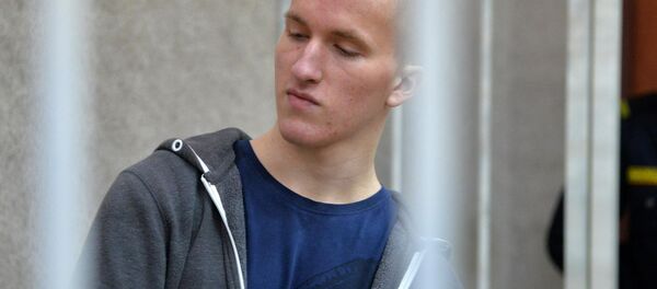 Обвиняемый Казакевич в зале суда Обвиняемый Казакевич в зале суда - Sputnik Беларусь