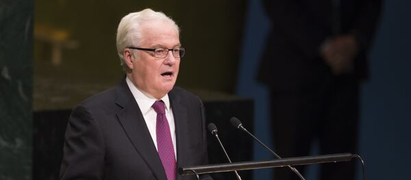 Постпред РФ при ООН Виталий Чуркин Постпред РФ при ООН Виталий Чуркин - Sputnik Беларусь