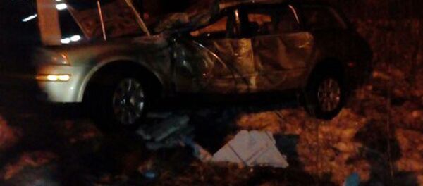 Авария в Калинковичах Авария в Калинковичах - Sputnik Беларусь