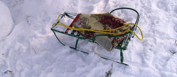 Санки, архивное фото Санки, архивное фото - Sputnik Беларусь