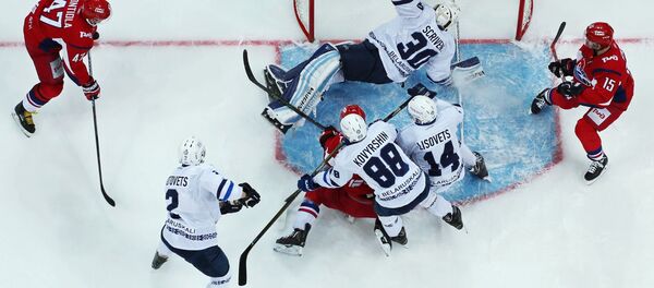 Хоккей. КХЛ. Матч Локомотив - Динамо (Минск) - Sputnik Беларусь