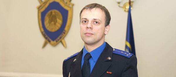 Официальный представитель Управления Следственного комитета по Минску Алексей Климович - Sputnik Беларусь