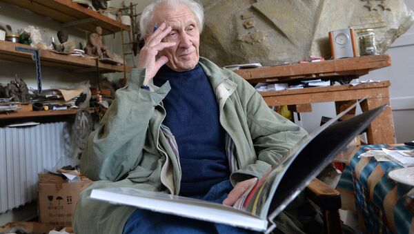 Народный художник Иван Миско празднует 85-летний юбилей - Sputnik Беларусь