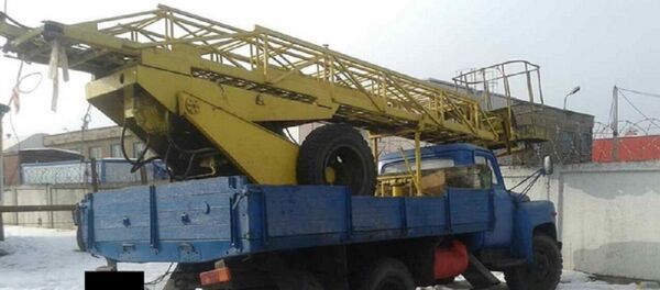 Угнанный автомобиль ГАЗ - Sputnik Беларусь