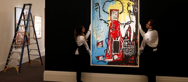 Работа американского художника Жан-Мишеля Баскии Без названия (Одноглазый) - Sputnik Беларусь