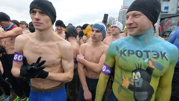 Участники забега в Минске - Sputnik Беларусь