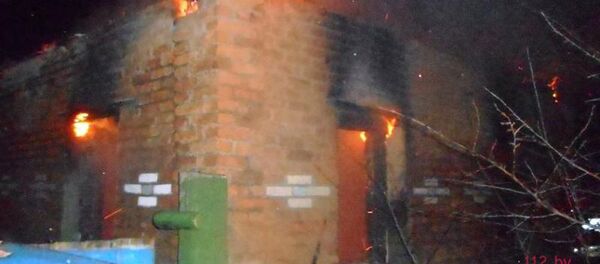 Пожар в деревне Пожар в деревне - Sputnik Беларусь