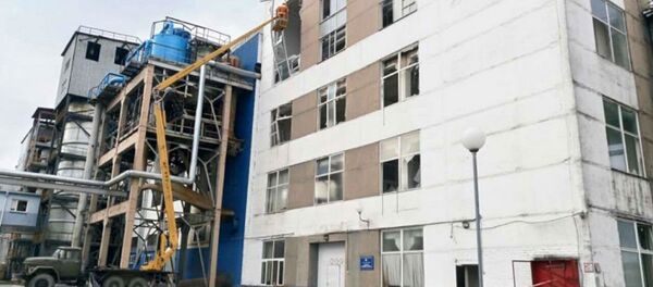 Взрыв на Скидельском сахарном комбинате под Гродно 25.02.2017 - Sputnik Беларусь