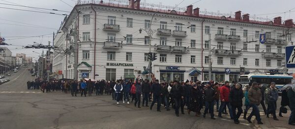 Марш против декрета №3 в Витебске - Sputnik Беларусь