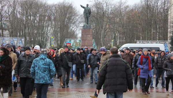 Марш против декрета №3 в Бресте 26 февраля - Sputnik Беларусь