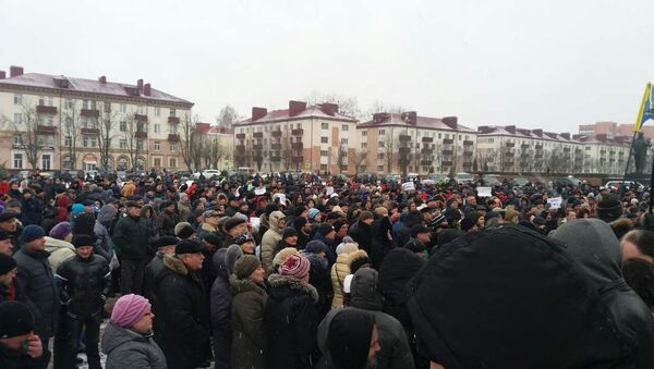Акция протеста против декрета №3 в Бобруйске - Sputnik Беларусь