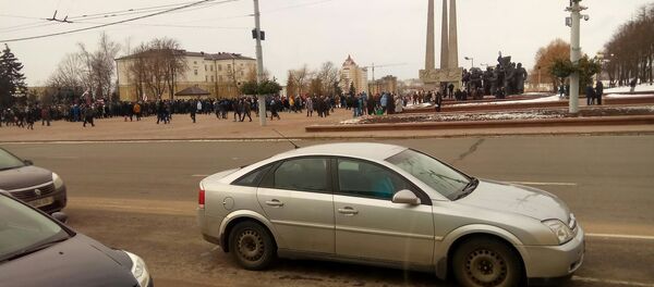 Митинг против декрета №3 в Витебске - Sputnik Беларусь