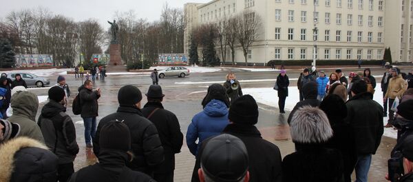 Акция протеста против декрета №3 в Бресте - Sputnik Беларусь