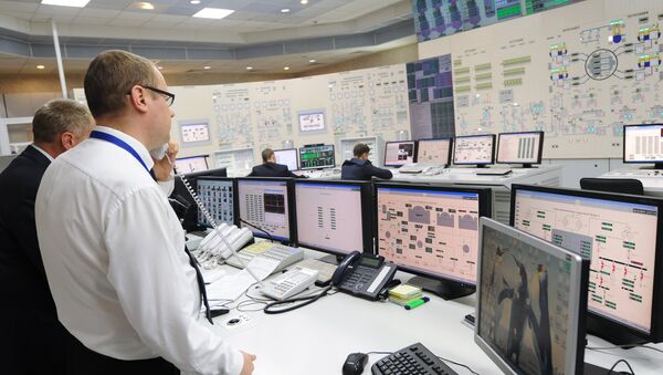 Щит управления энергоблока Атомной электростанции - Sputnik Беларусь