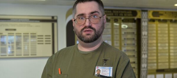 Заведующий ожоговым отделением БСМП Дмитрий Мазолевский - Sputnik Беларусь