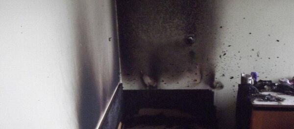 Место пожара в больнице в Солигорске Место пожара в больнице в Солигорске - Sputnik Беларусь