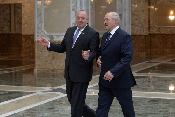 Президент Грузии Георгий Маргвелашвили с официальным визитом посещает Беларусь - Sputnik Беларусь